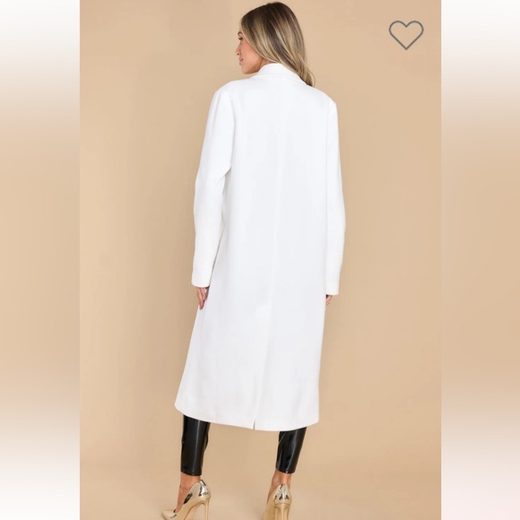 Love wins again white coat by Aura from Red Dress Boutique size xl - Picture 4 of 16
